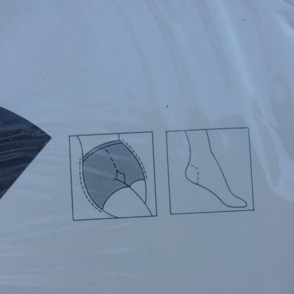 ibici calze Cherie Silky 20 den BLU Size 3 Made in Italy Panty Hose - Picture 9 of 13